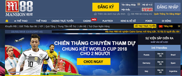 M88 – Trang cá cược bóng đá uy tín hàng đầu tại Việt Nam