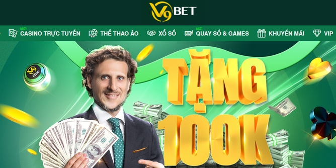 Casino v9bet – khuyến mãi 250k