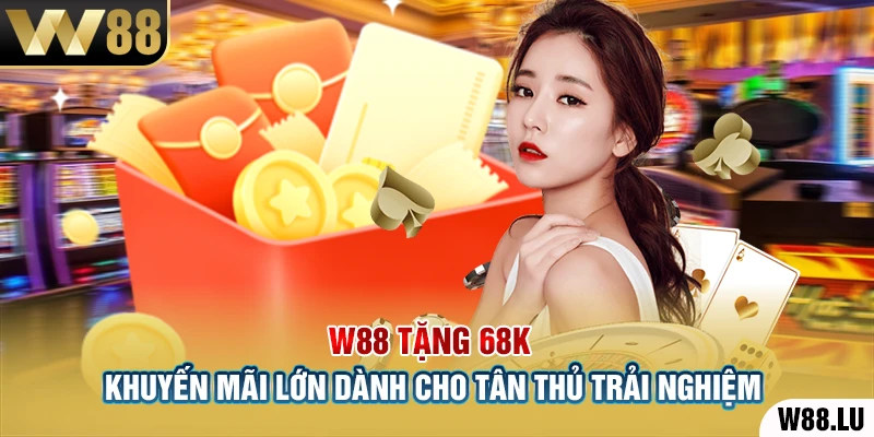 W88 Tặng 68k: Cơ Hội Vàng Thử Sức Với Cá Cược Trực Tuyến Hoàn Toàn Miễn Phí