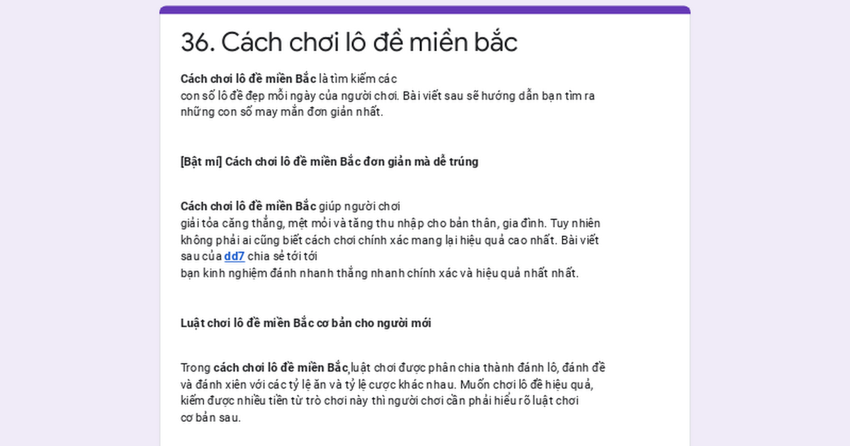 Cách Ghi Lô Đề Miền Bắc Đơn Giản, Dễ Hiểu Cho Người Mới Chơi