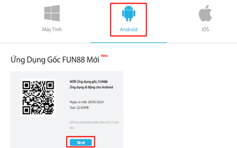 Hướng Dẫn Tải Game Fun88 Cho Android và iOS Đơn Giản Nhất