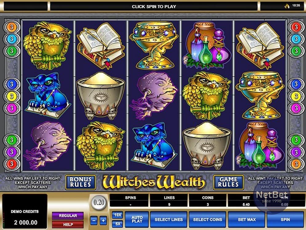 witches wealth slot