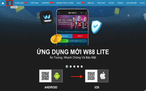 Trải nghiệm W88 mobile: Đỉnh cao cá cược và casino ngay trên di động