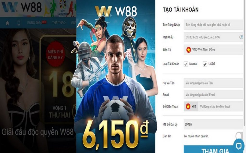 W88 Tặng 200K Miễn Phí – Khuyến Mãi Hấp Dẫn Dành Cho Thành Viên Mới