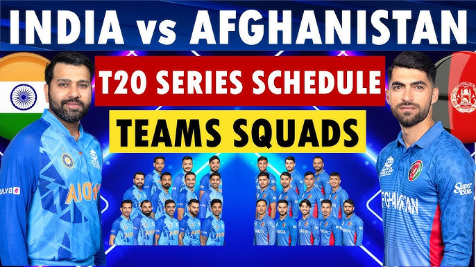 Where to Watch India vs Afghanistan T20 Squad Indian Team Match Details.
